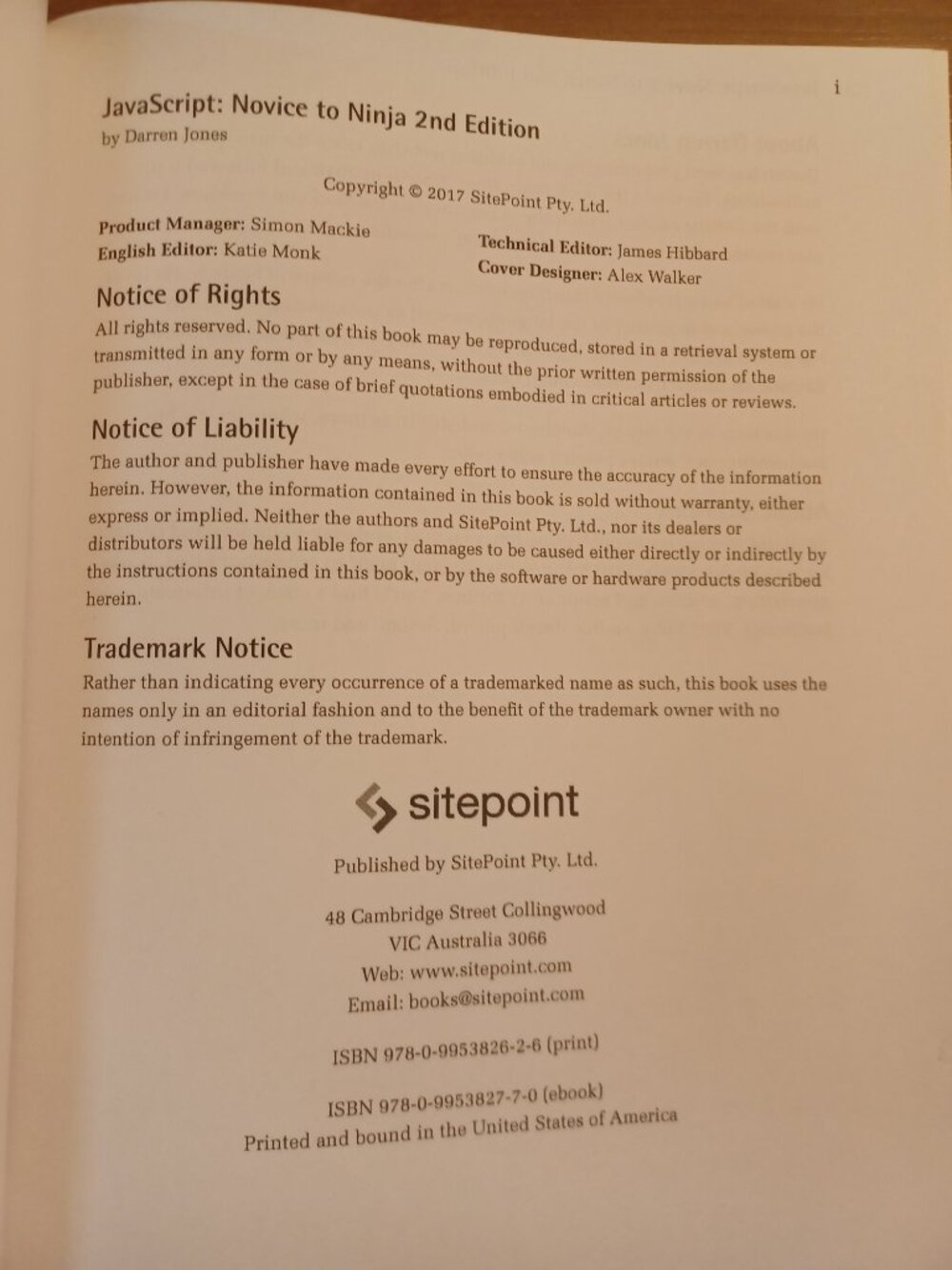 Javascript Novice To Ninja Second Edition Book - Picture 6 of 11
